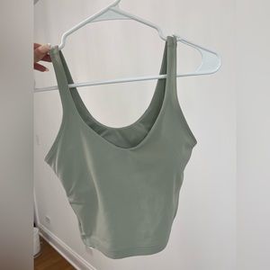 Lululemon Align tank in fern green!